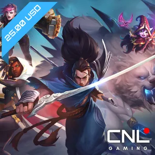 League of Legends 25.00 USD Riot Points