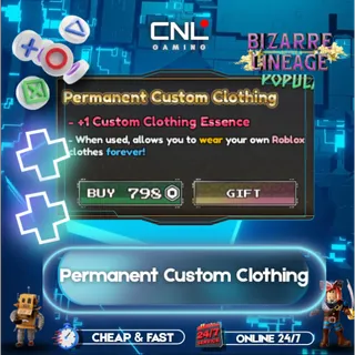 Bizarre Lineage > Permanent Custom Clothing > 718R
