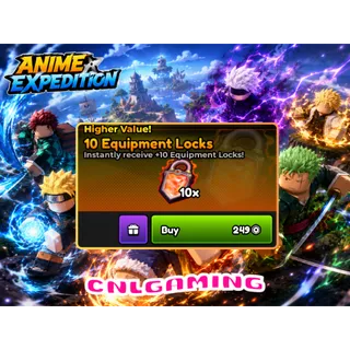 Anime Expeditions | 10 Equipment Lock | 249R