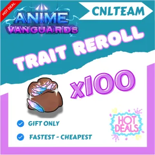 Anime Vanguards - 100 Trait Reroll