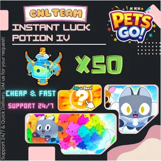 Pets Go | Instant Luck Potion IV x50