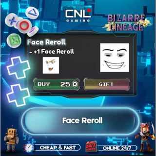 Bizarre Lineage > 3x Face Reroll > 23R