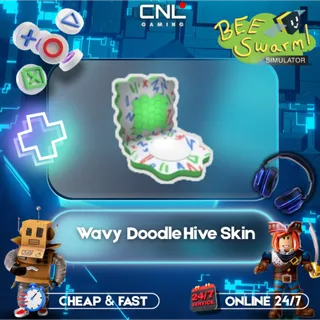 Wavy Doodle Hive Skin - Bee Swarm Simulator