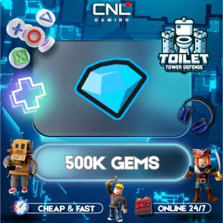 500k Gems | Toilet Tower Defense