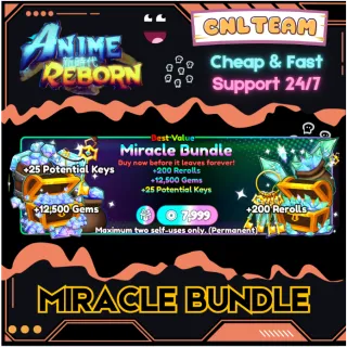 Anime Reborn | Miracle Bundle 