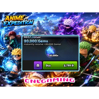 Anime Expeditions | 20K Gems | 2799R