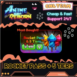 Anime Reborn | Rocket Pass & 5 Tiers