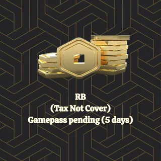 Currency- 9000 RB VIA GAMEPASS PENDING 5 DAYS - (TAX NOT COVER)