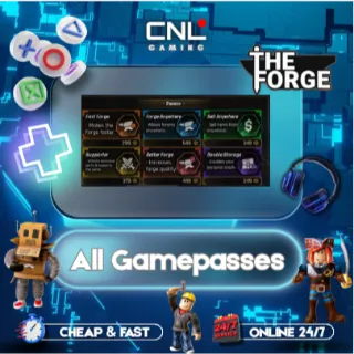 The Forge > All Gamepasses [2324R] 
