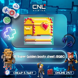 Growtopia - 10 Super Golden Booty Chest (SGBC)