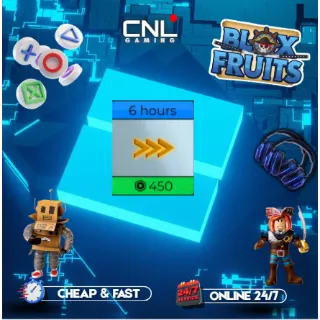 Blox Fruits > 2x exp 6h [450R] 