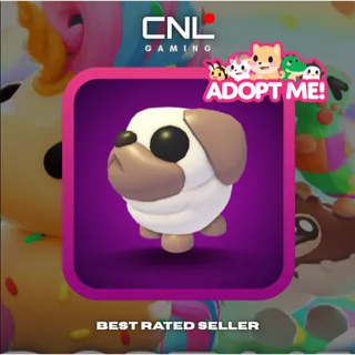 1x Snowball Pug - N [Adopt Me]