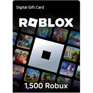 [AUTO DELIVERY] Roblox 1500 Robux - Giftcard Code