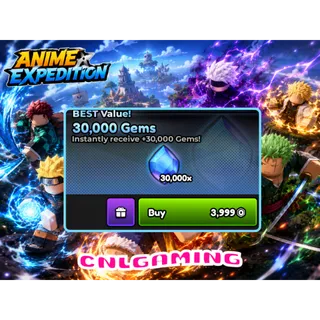 Anime Expeditions | 30K Gems | 3999R