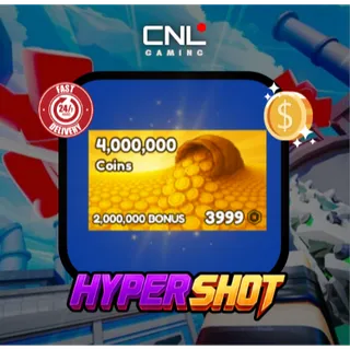  Hypershot > 4000000 Coins [3999R]