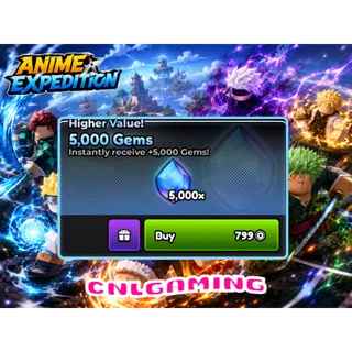 Anime Expeditions | 5000 Gems  | 799R