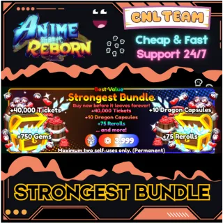 Anime Reborn | Strongest Bundle