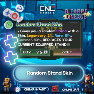 Bizarre Lineage > Random Stand Skin > 70R