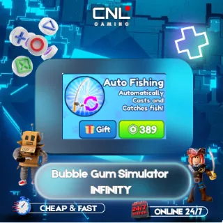 Bubble Gum Simulator INFINITY > Auto Fishing [379R] 