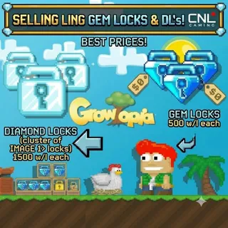 Locks > Blue Gem Locks x1