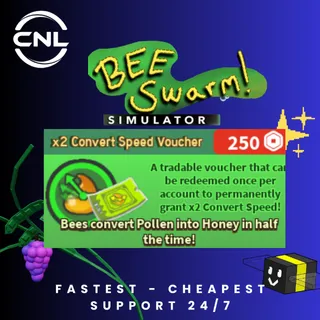 Bee Swarm|x2 Convert Speed Voucher
