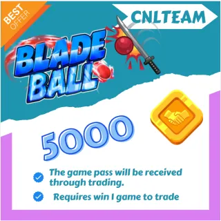 BLADE BALL - 5000 TOKENS