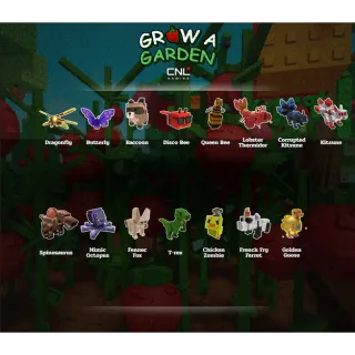 Dragon Fly + Queen Bee + T-rex + 744T Sheckles