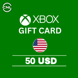 $50 USD Xbox Gift Card US