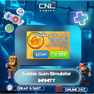 Bubble Gum Simulator INFINITY > Double Currency [399R] 