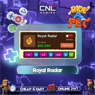 Royal Radar [69R] - Ride a Pet