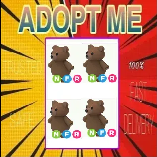 4x Nfr Brown Bear