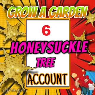 6x HoneySuckle & 3x Sunflower Tree Account | GROW A GARDEN