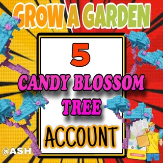 5x Candy Blossom & 1x Bone Blossom Tree Account