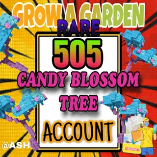 505x Elder Candy Blossom and 57x Bone Blossom Tree Account 