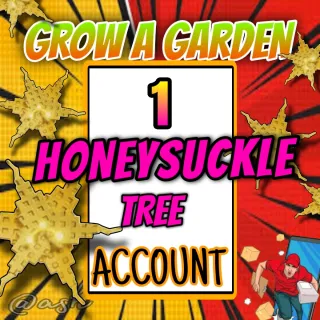1x HoneySuckle Tree Account | GROW A GARDEN