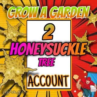 2x HoneySuckle Tree Account | GROW A GARDEN
