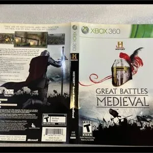 History great medieval battles for Xbox 360