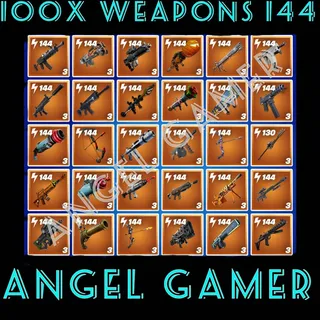 100x Guns PL 144