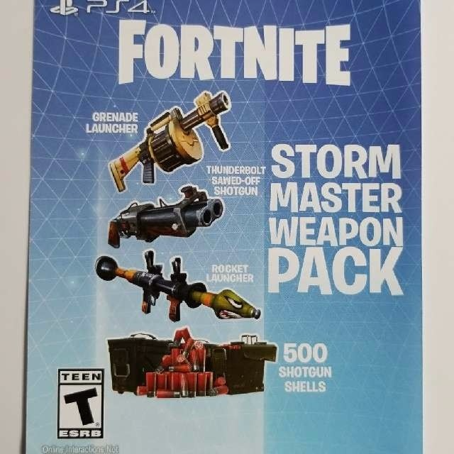 Fortnite Storm Master Weapon Pack Dlc Ps4 Games Gameflip - rocket launcher gun id roblox