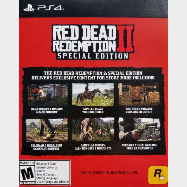 Red Dead Special Edition Content - PS4 - Gameflip