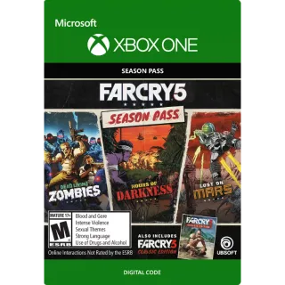 Far Cry 5 Season Pass + Far Cry 3 Classic Edition