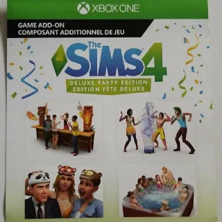 The Sims 4 Deluxe Party Edition Content + Preorder Bonus