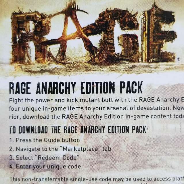 Rage Dlc X2 Xbox 360 Games Gameflip