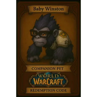 Baby Winston Battle Pet Code For World of Warcraft