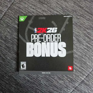NBA 2K26 Preorder Bonus