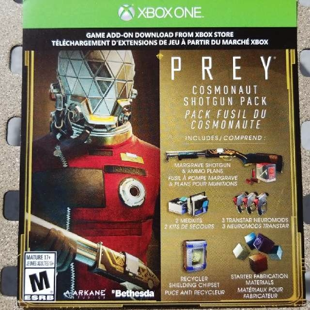 Prey Cosmonaut Shotgun Pack Dlc Xbox One Games Gameflip