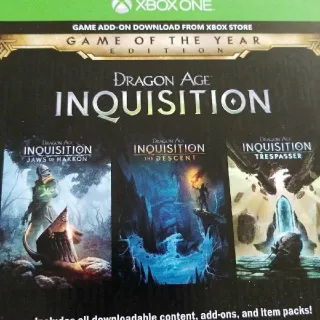 Dragon Age Inquisition Game of The Year Upgrade