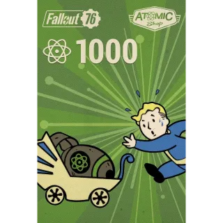 Fallout 76: 1,000 Atoms (Automatic delivery) 