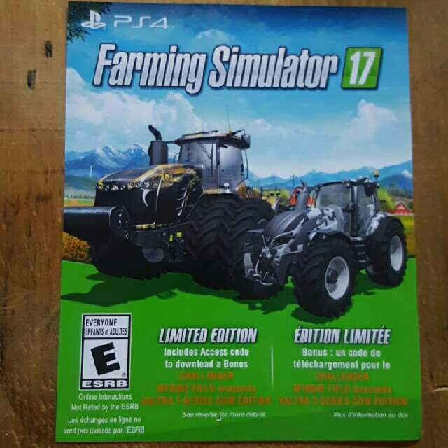 Codes For Farming Simulator Roblox 2020 Farming Simulator 17 Limited Edition Dlc Ps4 Games Gameflip