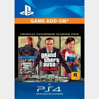 Theft Auto Online Criminal Enterprise Starter Pack PS4 Games - Gameflip